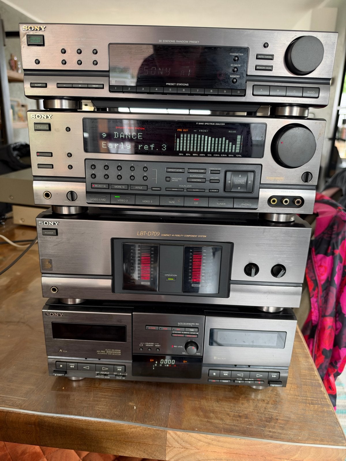 Sony LBT-D709 Hifi Set -Audio Systeem losse componenten, Gebruikt, Cassettedeck, Sony, Losse componenten