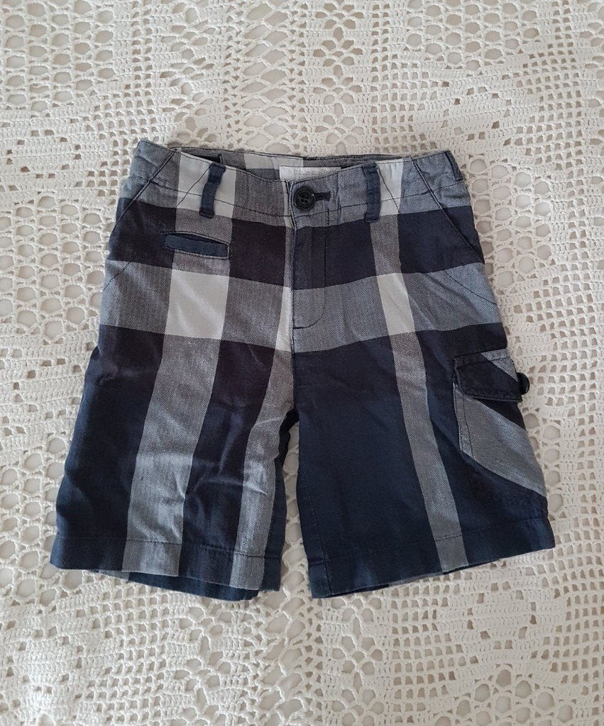 Burberry korte broek blauw 92, Verzenden, Nieuw, Jongen of Meisje, Overige typen