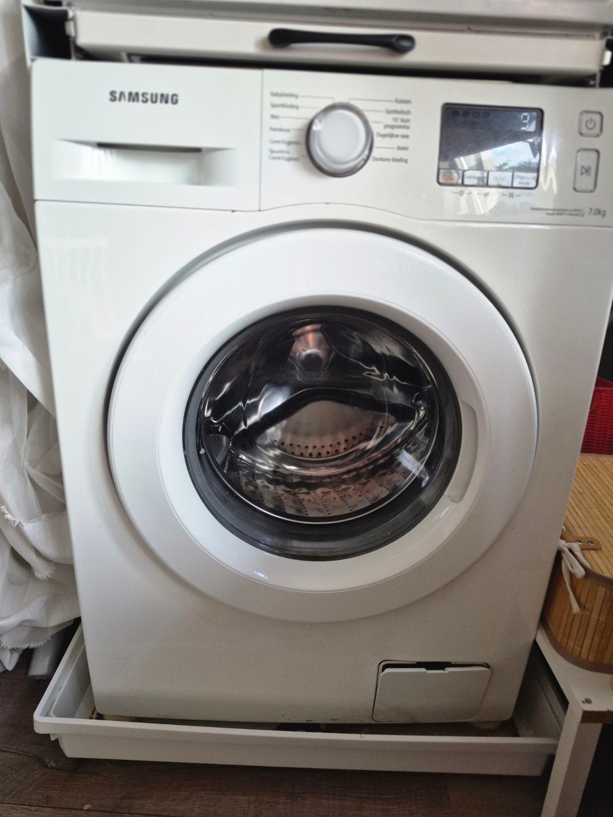 Samsung Wasmachine 7kg - Goedwerkend met kleine mankementen, Ophalen, Gebruikt, 85 tot 90 cm, 1200 tot 1600 toeren