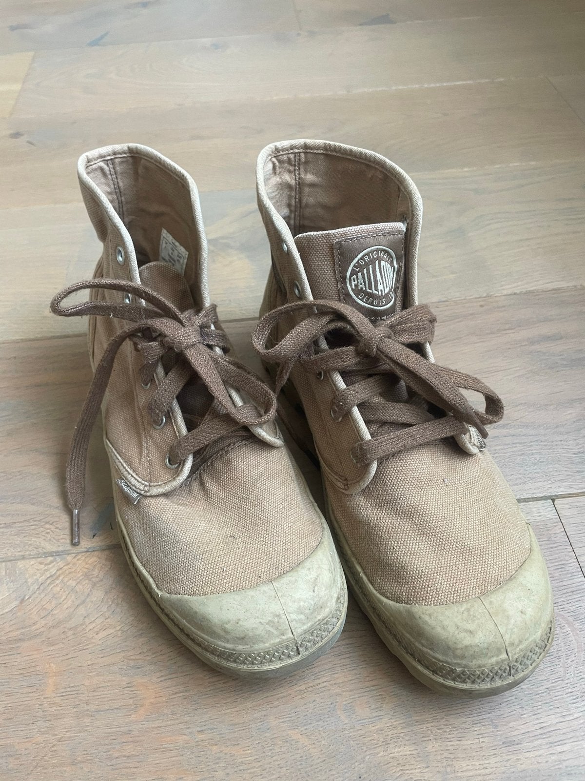 Palladium Pampa Hi Original Boots - Maat 41, Ophalen of Verzenden, Gedragen, Bruin, Boots