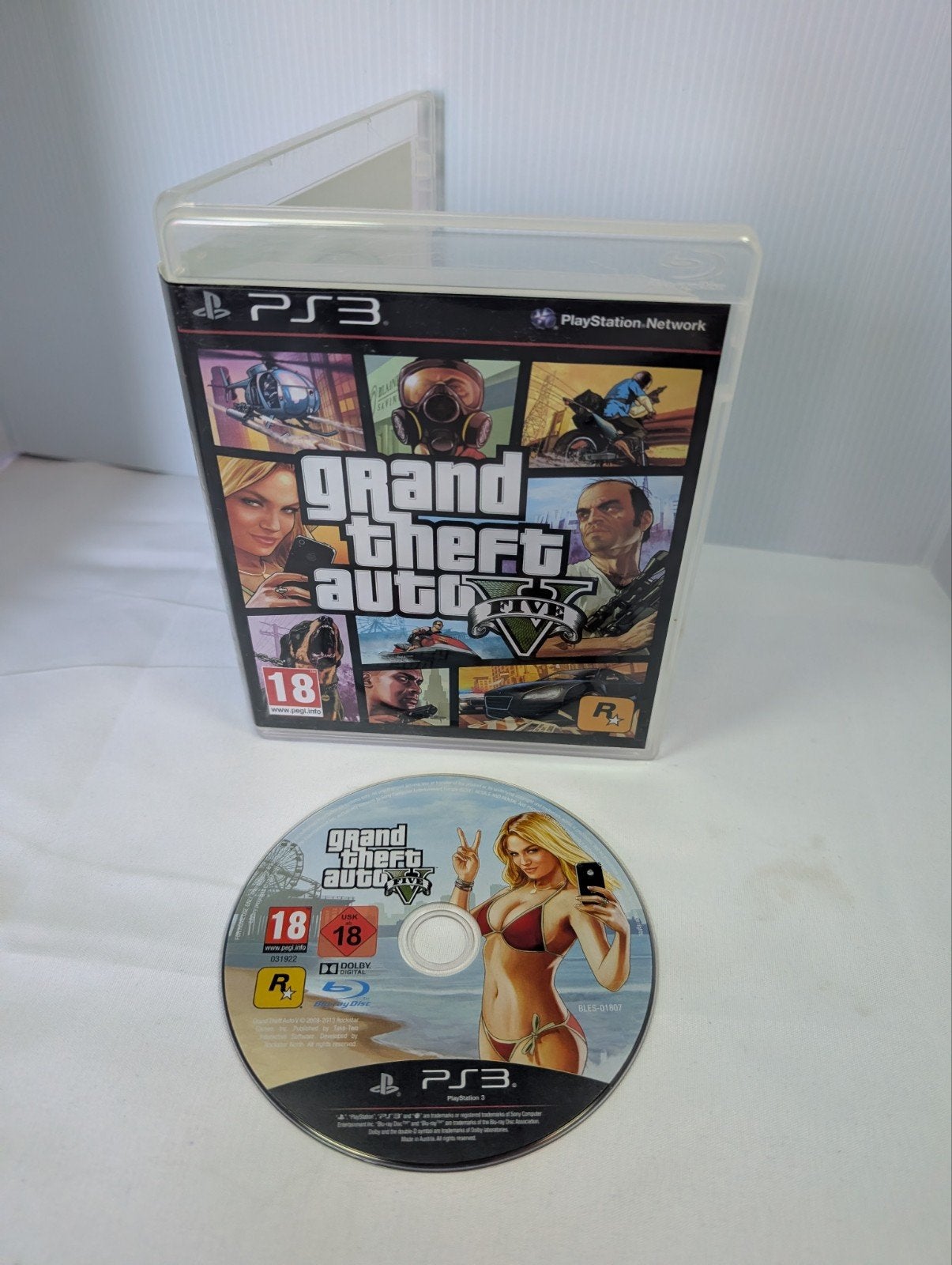 Grand Theft Auto V (GTA 5) PS3 - Zo goed als nieuw, Spelcomputers en Games, Avontuur en Actie, Online, Vanaf 18 jaar, 1 speler