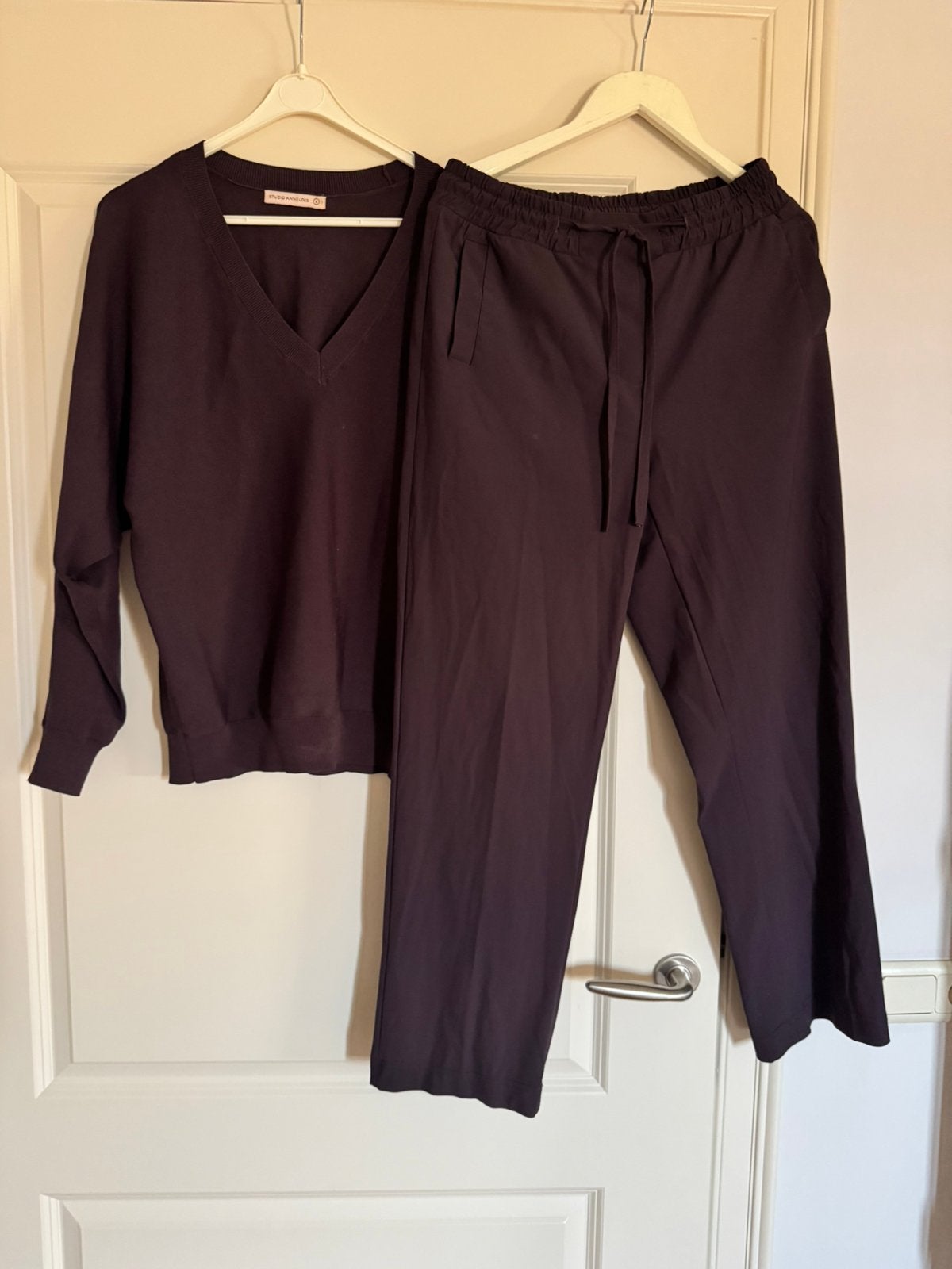 Studio Anneloes broek en trui maat S, Bruin, Verzenden, Zo goed als nieuw, Maat 36 (S)