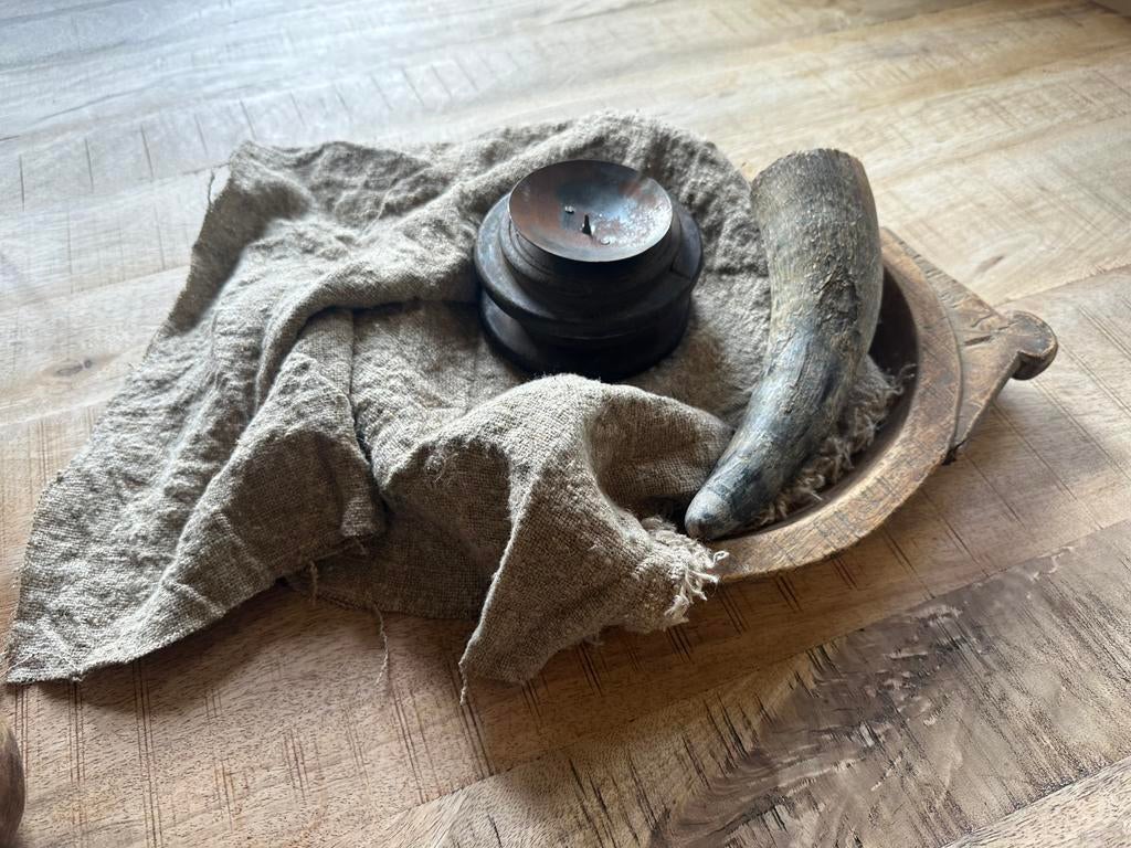 Dienblad hout stoer landelijk sober, Huis en Inrichting, Ophalen of Verzenden