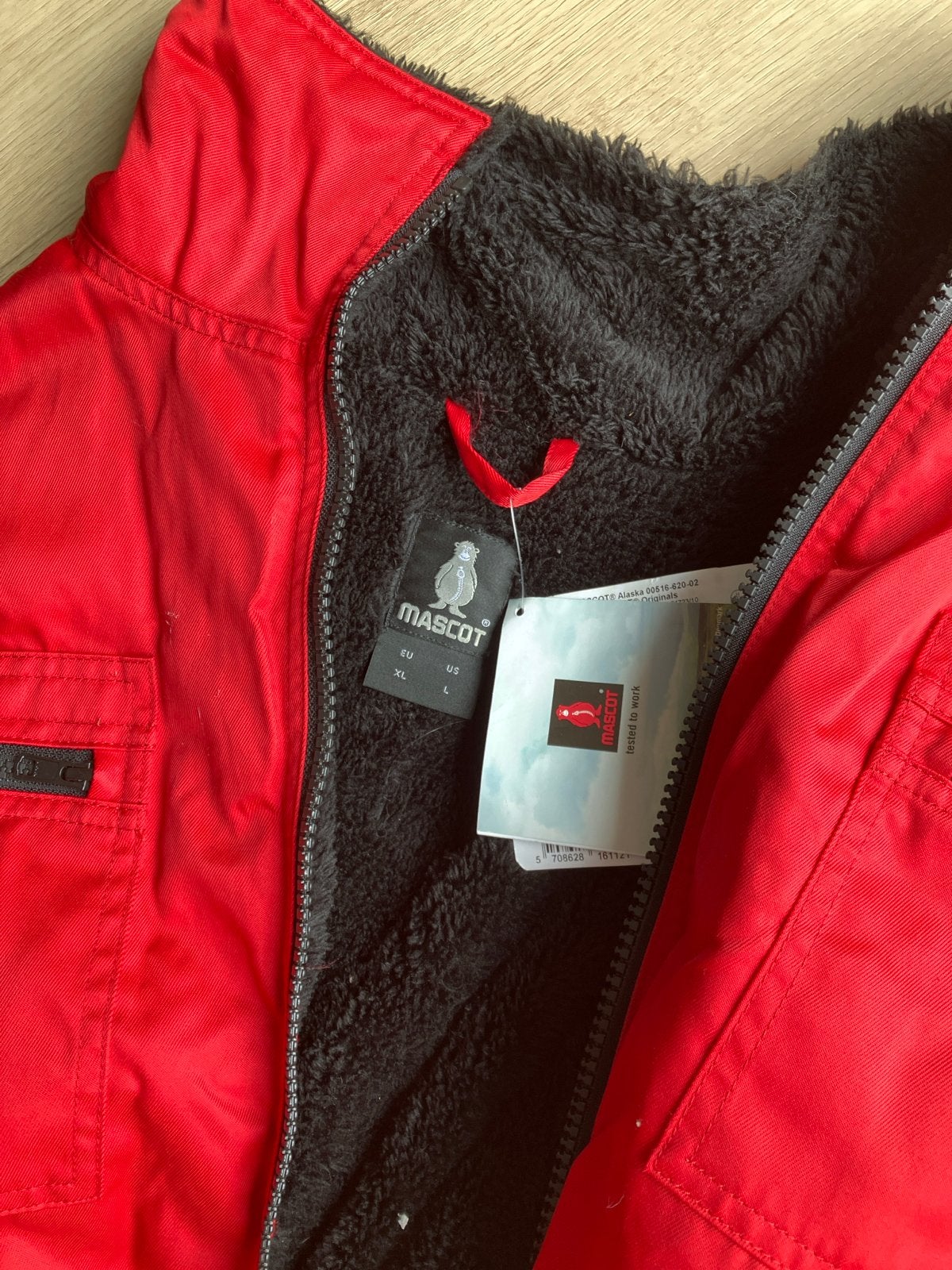 Mascot Alaska Werkjas Rood - Maat XL, Ophalen of Verzenden, Nieuw, Maat 56/58 (XL), Rood