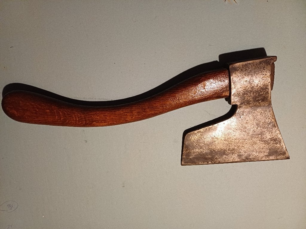 Breedbijl ( broad axe bijl antiek  guts goosewing gransfors), Ophalen of Verzenden