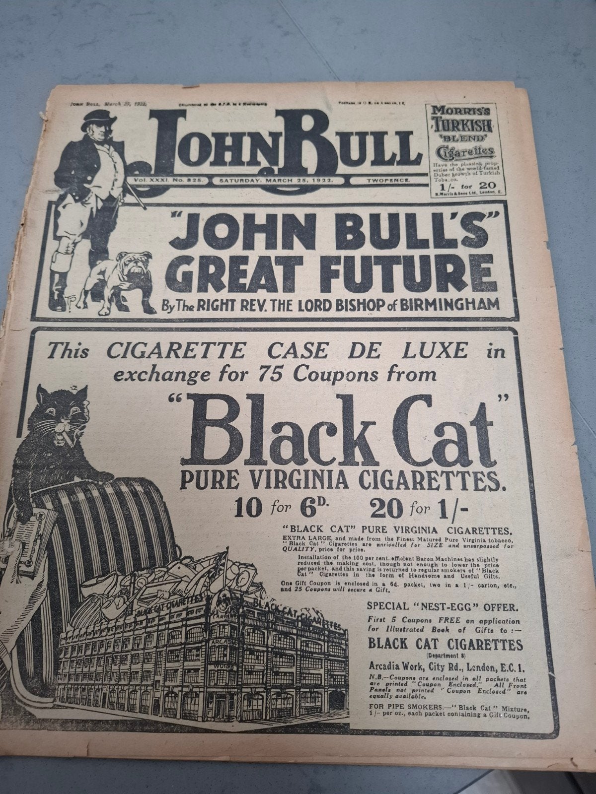 John Bull Magazine - 23 maart 1929 - Vintage Tijdschrift, Ophalen of Verzenden