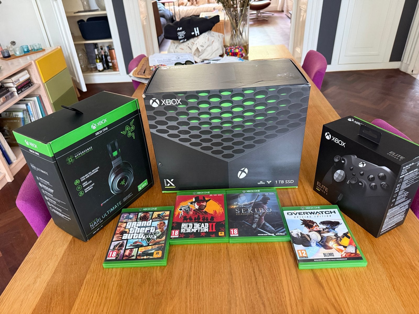 Xbox Series X Bundel: Console, Elite Controller, Headset & G