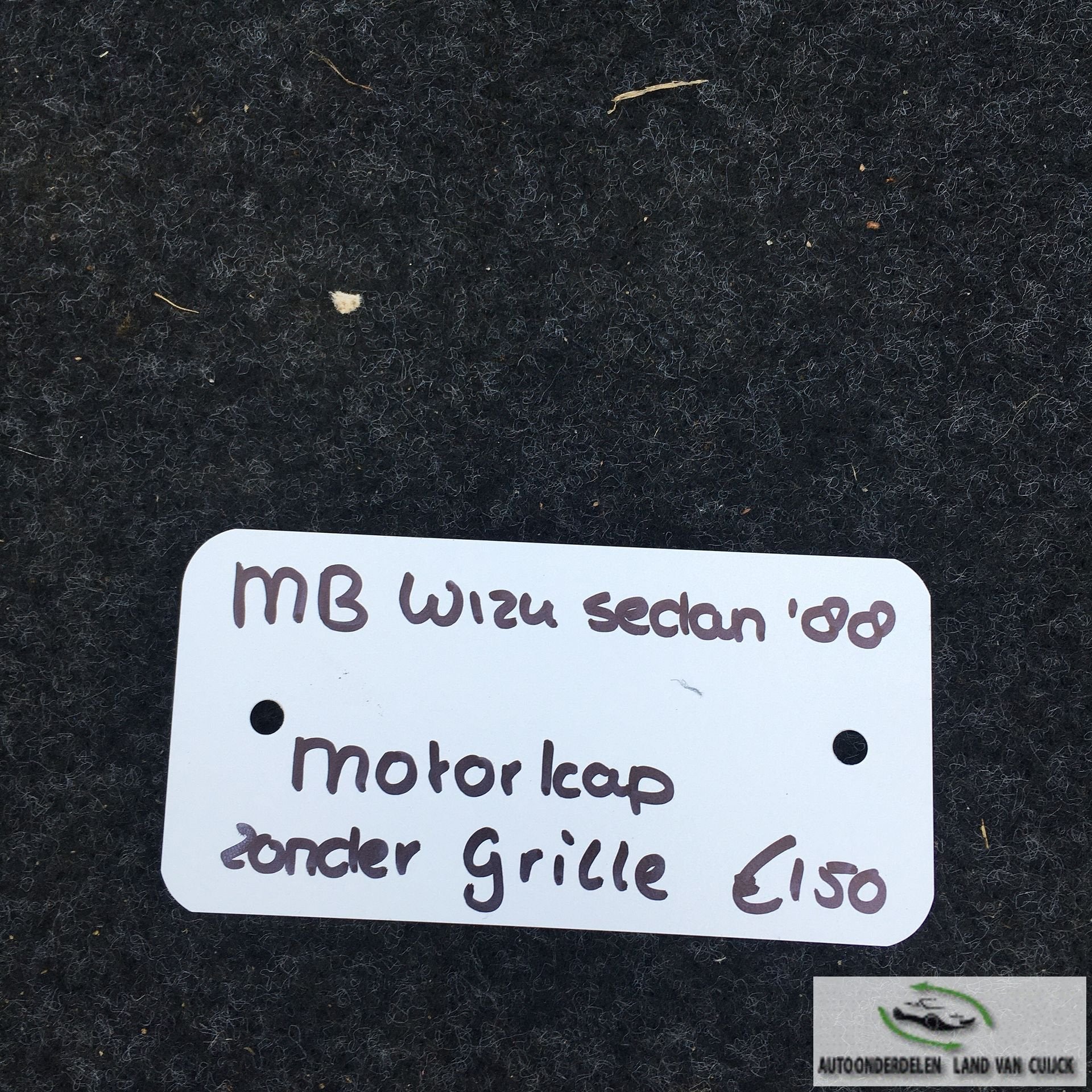 Mercedes W124 1988 Motorkap zonder grille, Ophalen, Gebruikt, -, -
