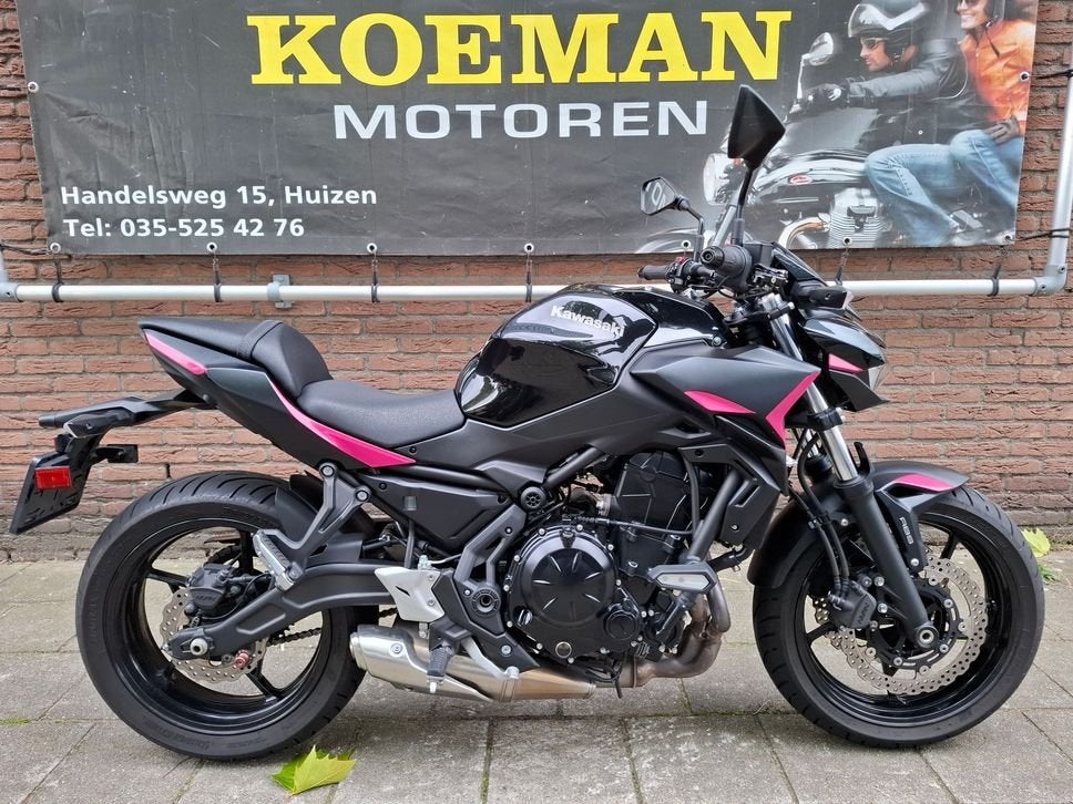 KAWASAKI Z650 ABS (bj 2021) verlaagd roze Z 650  garantie, Motoren, 2 cilinders, Bedrijf, Onbekend, KAWASAKI