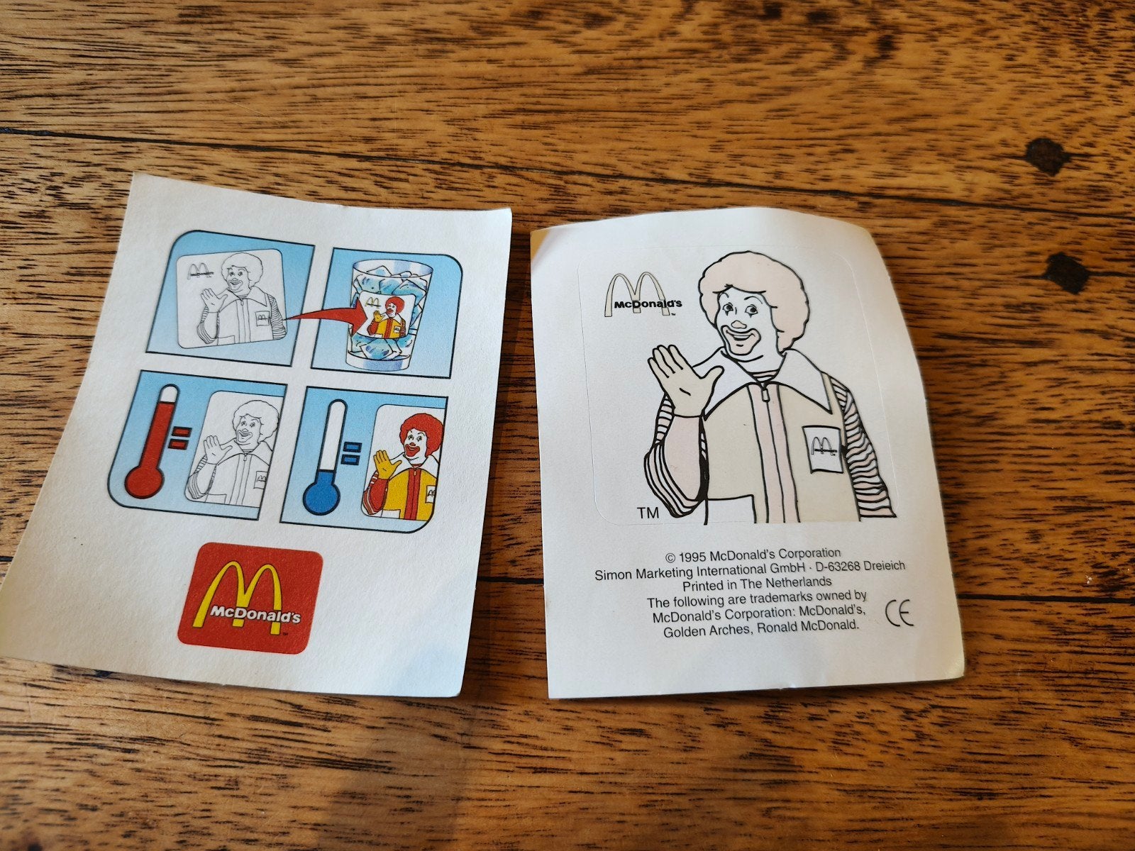 Zeldzame McDonald's Ronald McDonald Sticker, Ophalen of Verzenden, Gebruikt