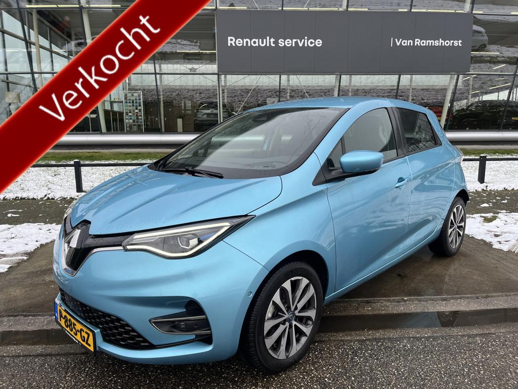 Renault ZOE E-TECH ELECTRIC R135 Intens 52 kWh (ex Accu-huur, Auto's, Renault, 12 maanden, 136 pk, Gebruikt, Zwart