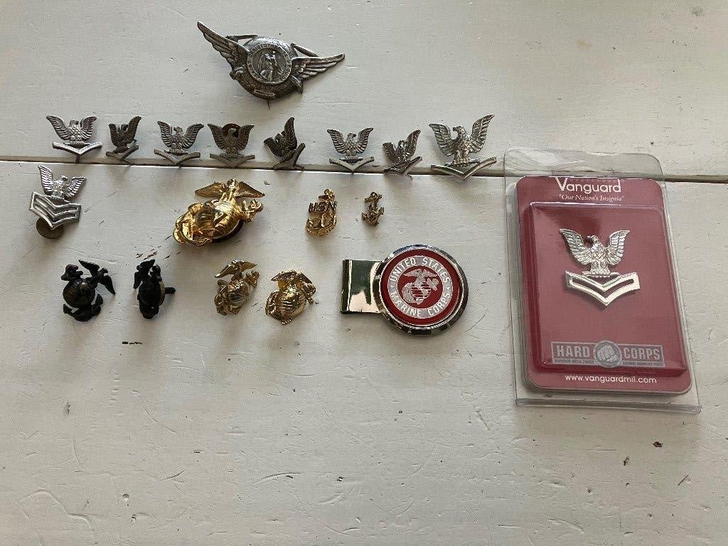 US Marine Corps / Navy, Verzamelen, Ophalen of Verzenden, Marine, Amerika, Embleem of Badge