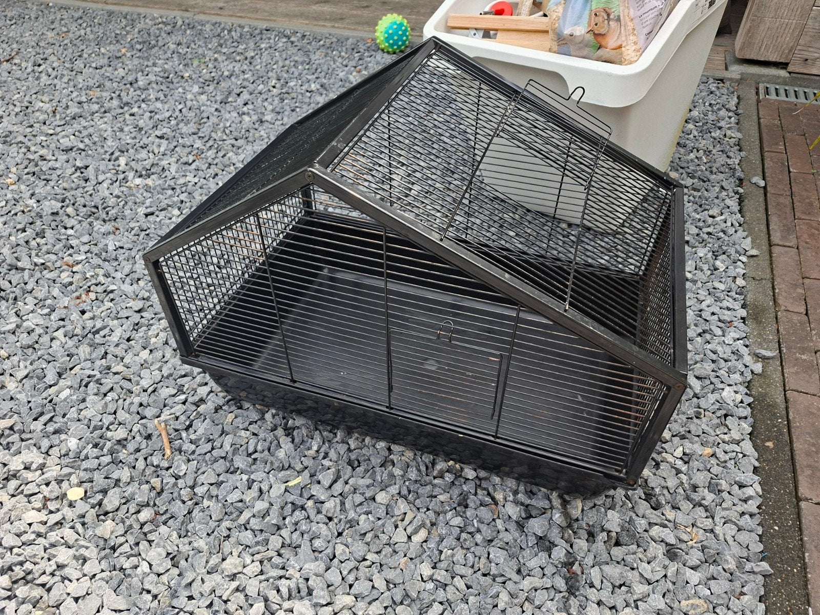 gratis hamsterkooi, Ophalen, Gebruikt