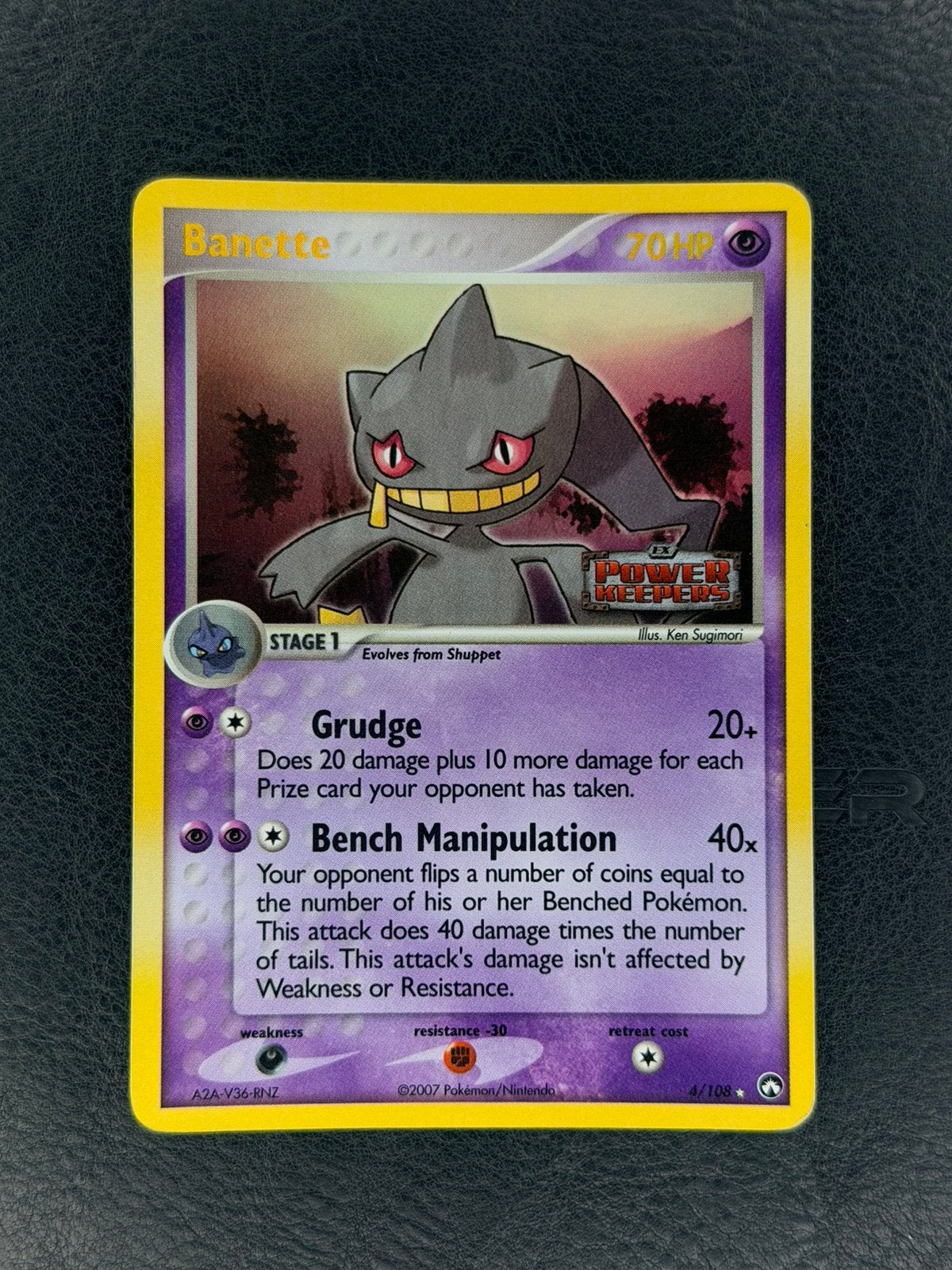 Banette Reverse Holo 4/108 EX Power Keepers, Hobby en Vrije tijd, Verzamelkaartspellen | Pokémon, Ophalen of Verzenden, Gebruikt