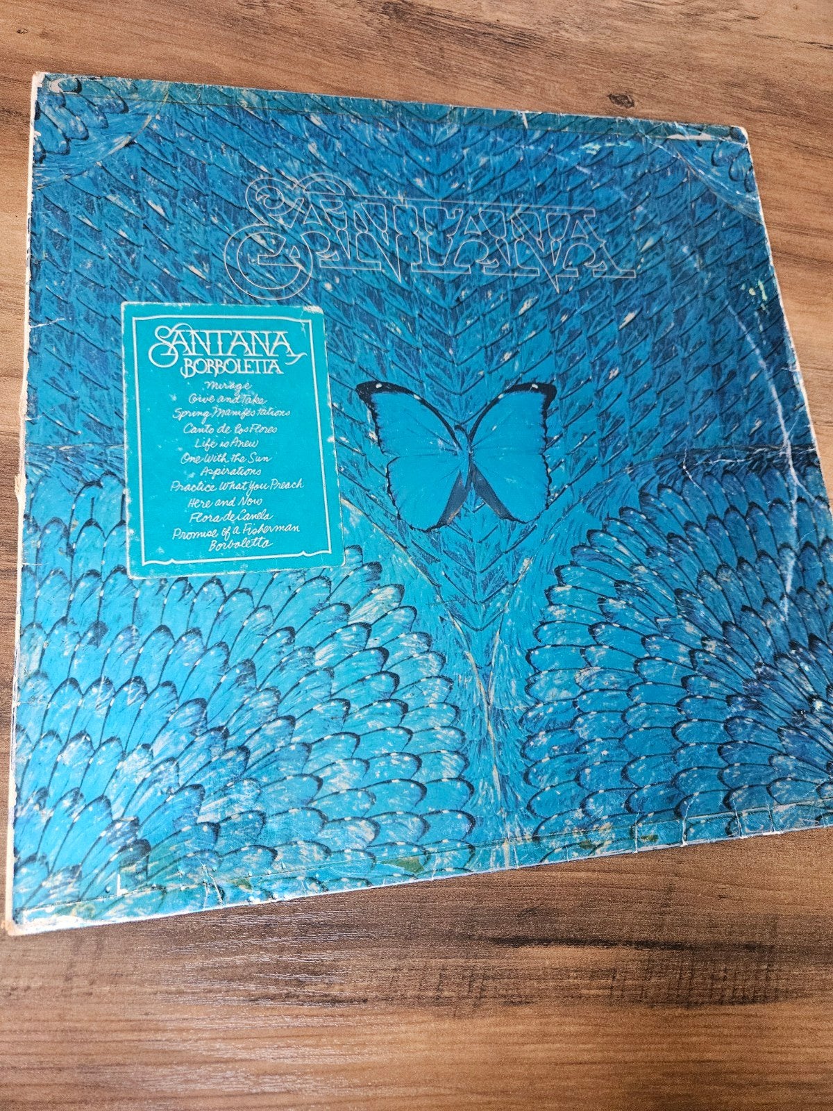 Santana - Borboletta LP (1974) - Klassieke Rock Vinyl, Gebruikt, Ophalen of Verzenden, 1970 - 1979, 12 inch