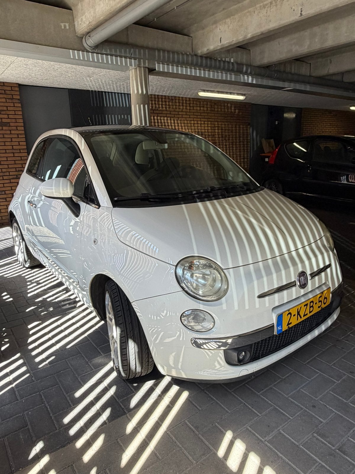 Fiat 500 1.2 C 2010 Wit, Auto's, Voorwielaandrijving, 1242 cc, 4 cilinders, 840 kg