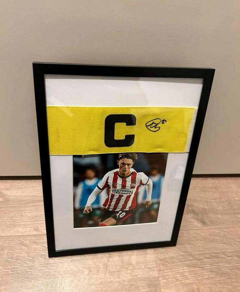 Paul Wanner PSV gesigneerde aanvoerdersband + videobewijs, Ophalen of Verzenden, Nieuw, PSV, Overige typen