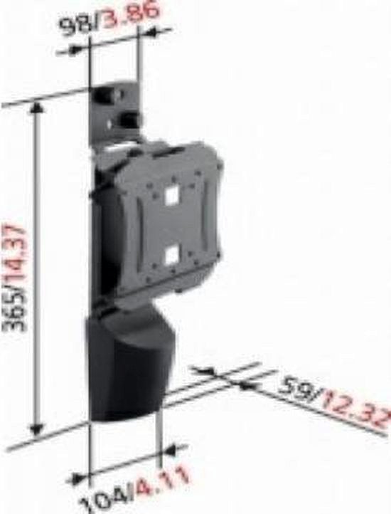 TV wandbeugel, vast - fabr: Vógels, Overige merken, Gebruikt, 50 Hz, Ophalen of Verzenden