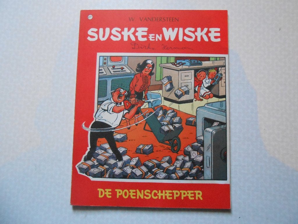 Suske en wiske 67 De poenschepper 1967 1 ste druk., Boeken, Stripboeken, Zo goed als nieuw, Eén stripboek, Ophalen of Verzenden
