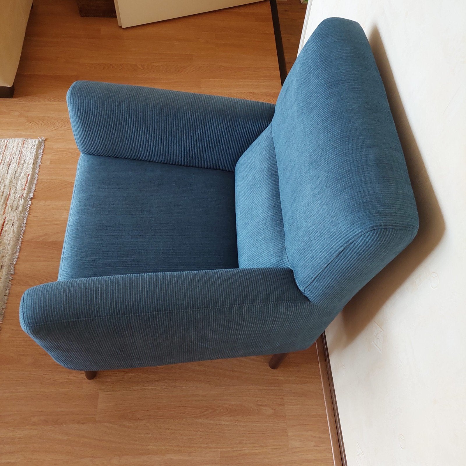 Foto 2 van Coderoy fauteuil – petrolblauw – zeer goede staat