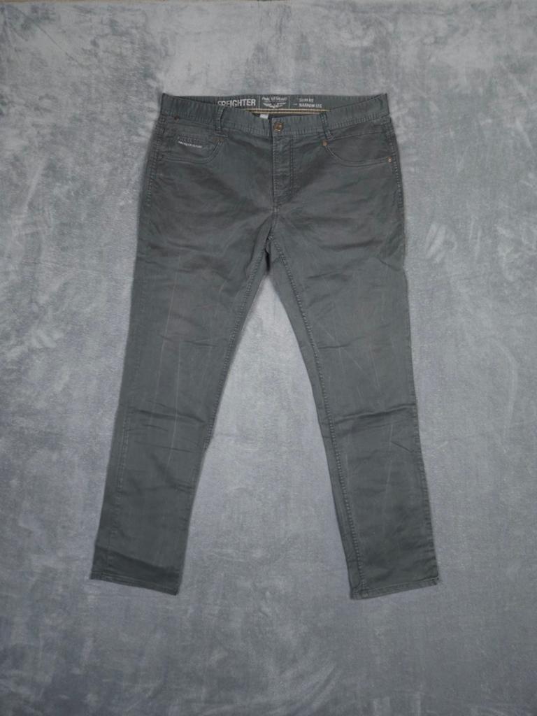 Pme Legend Broek Freighter W38 L32 Slim Fit Grijs Pall Mall., Maat 52/54 (L), ., Ophalen of Verzenden, Zo goed als nieuw