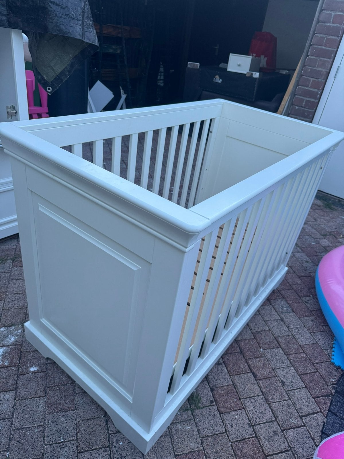 Kidsmill Chateau ledikant wit, Ophalen, Zo goed als nieuw, Ledikant