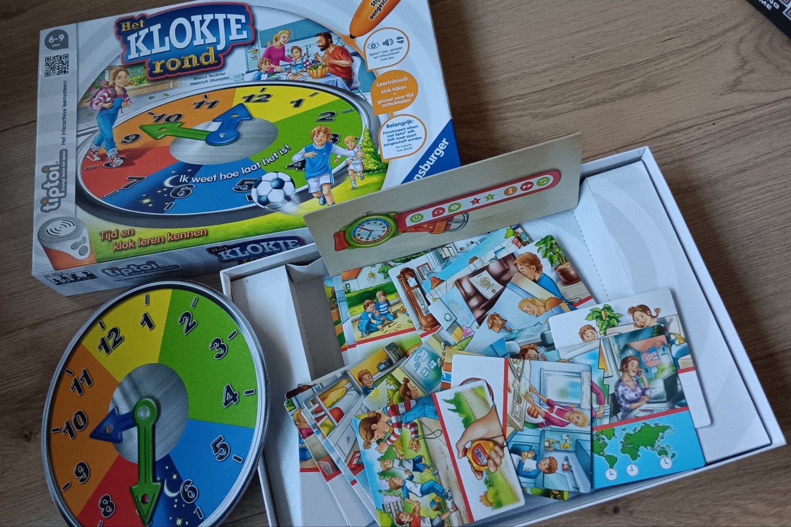 Ravensburger Het Klokje Rond Tiptoi (exclusief Tiptoi pen), Een of twee spelers, Ophalen, Zo goed als nieuw, Ravensburger