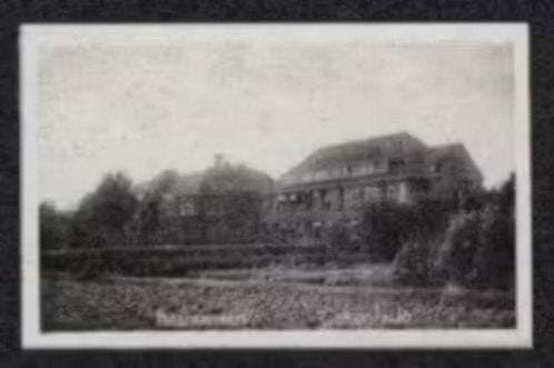 Heerenveen, Ziekenhuis, Fotokaart 1942., Ophalen of Verzenden, 1920 tot 1940, Gelopen, Friesland