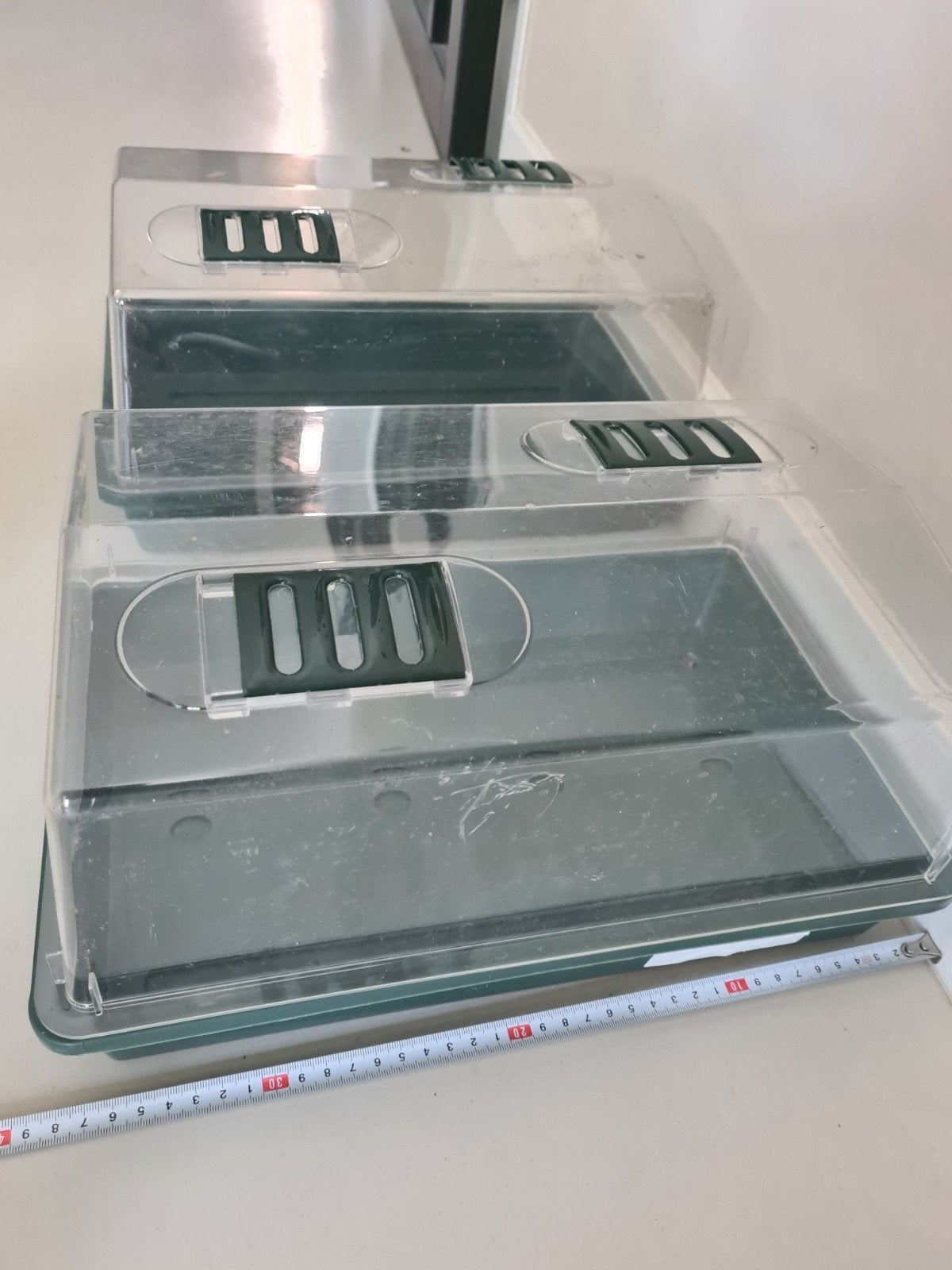 2x Mini-kweekkas / Propagator met ventilatieschuifjes (Set v, Ophalen, Gebruikt, Kweekbak