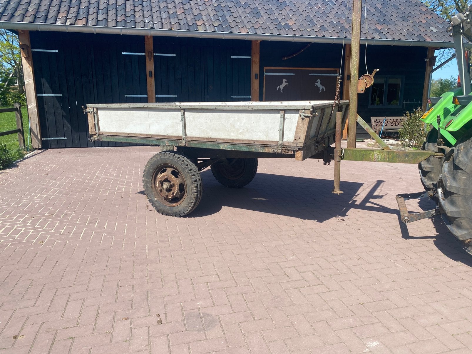 Kipper / Kiepkar / Plateauwagen voor tractor 1 Asser, Toebehoren