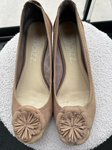 Zo goed als nieuwe bruine Choizz damesschoenen, maat 38, Schoenen met lage hakken, Bruin, Choizz, Ophalen of Verzenden