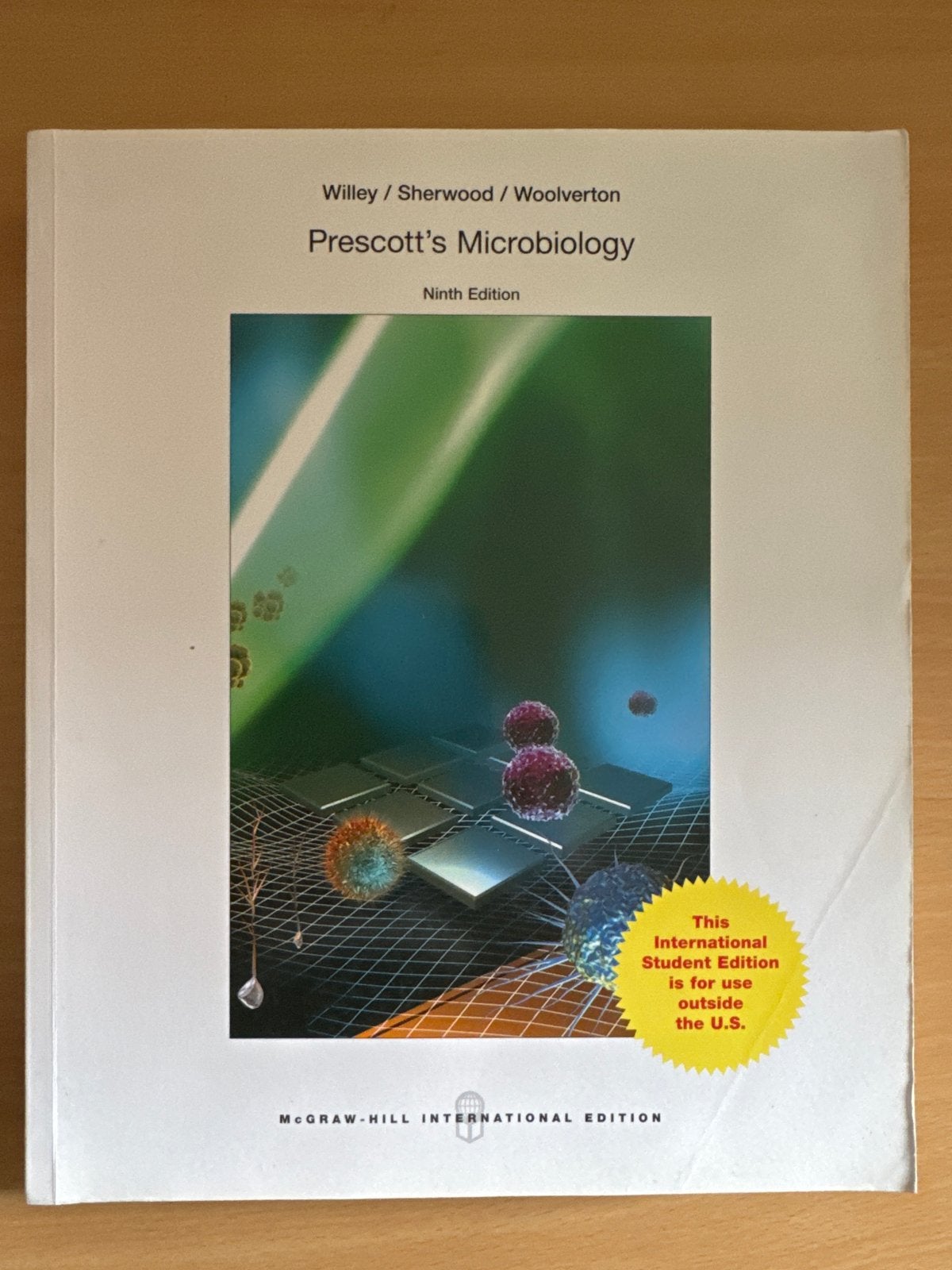 Prescott's Microbiology - Negende Editie, Ophalen of Verzenden, Beta, Zo goed als nieuw, WO