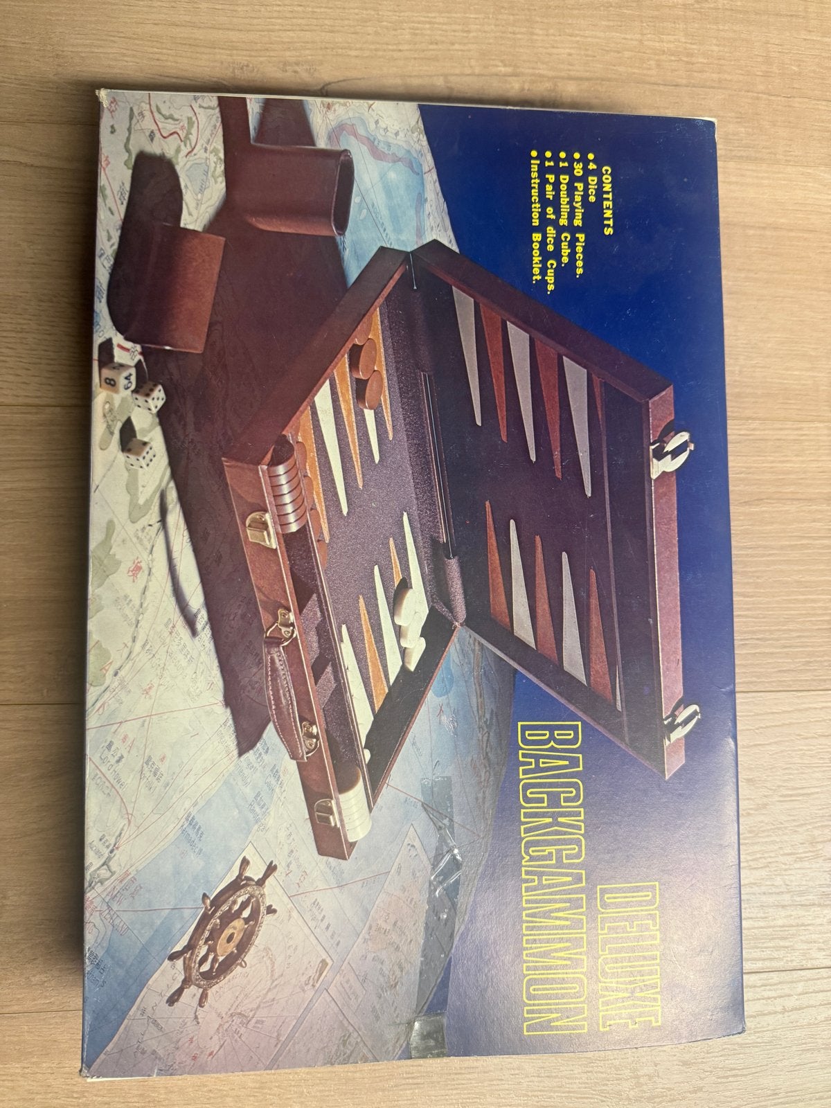 Deluxe Backgammon Spel in Luxe Koffer - Zo goed als nieuw, Een of twee spelers, Merkloos, Merkloos, Ophalen of Verzenden