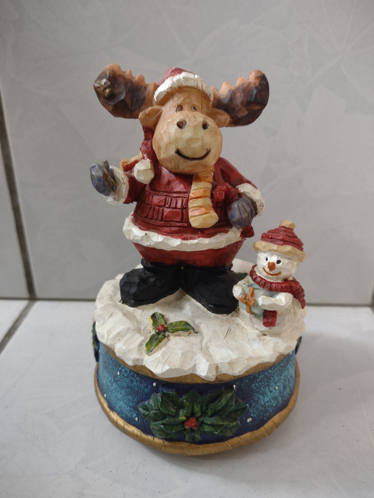 Kerst Speeldoosje, Ophalen