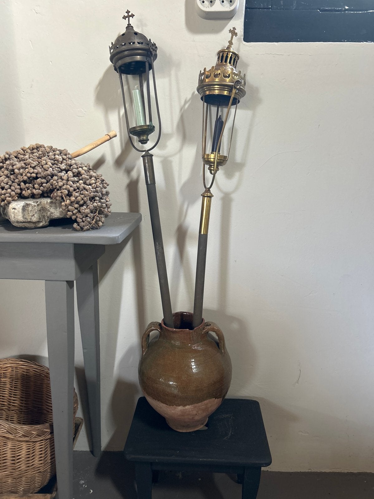 Antieke Processielantaarns - Set van 2, Antiek en Kunst, Ophalen