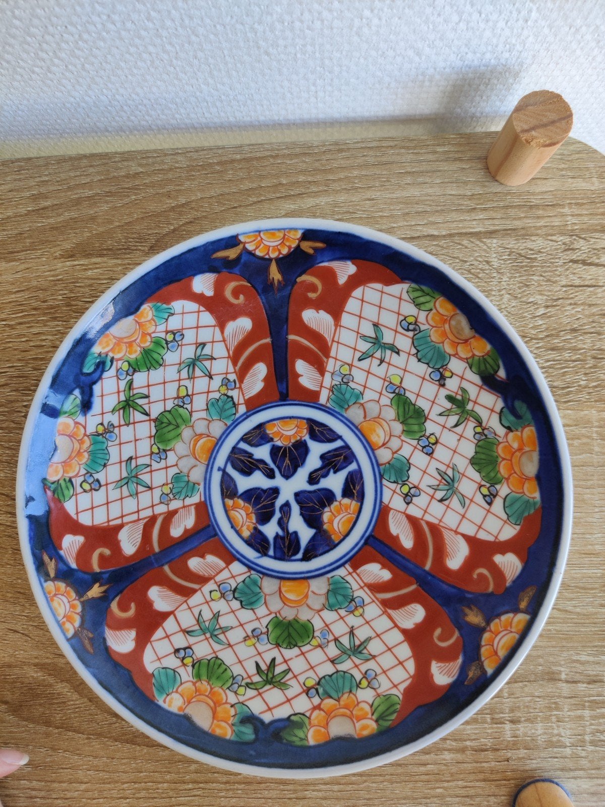 Japans imari bord van porselein antiek vintage, Ophalen of Verzenden