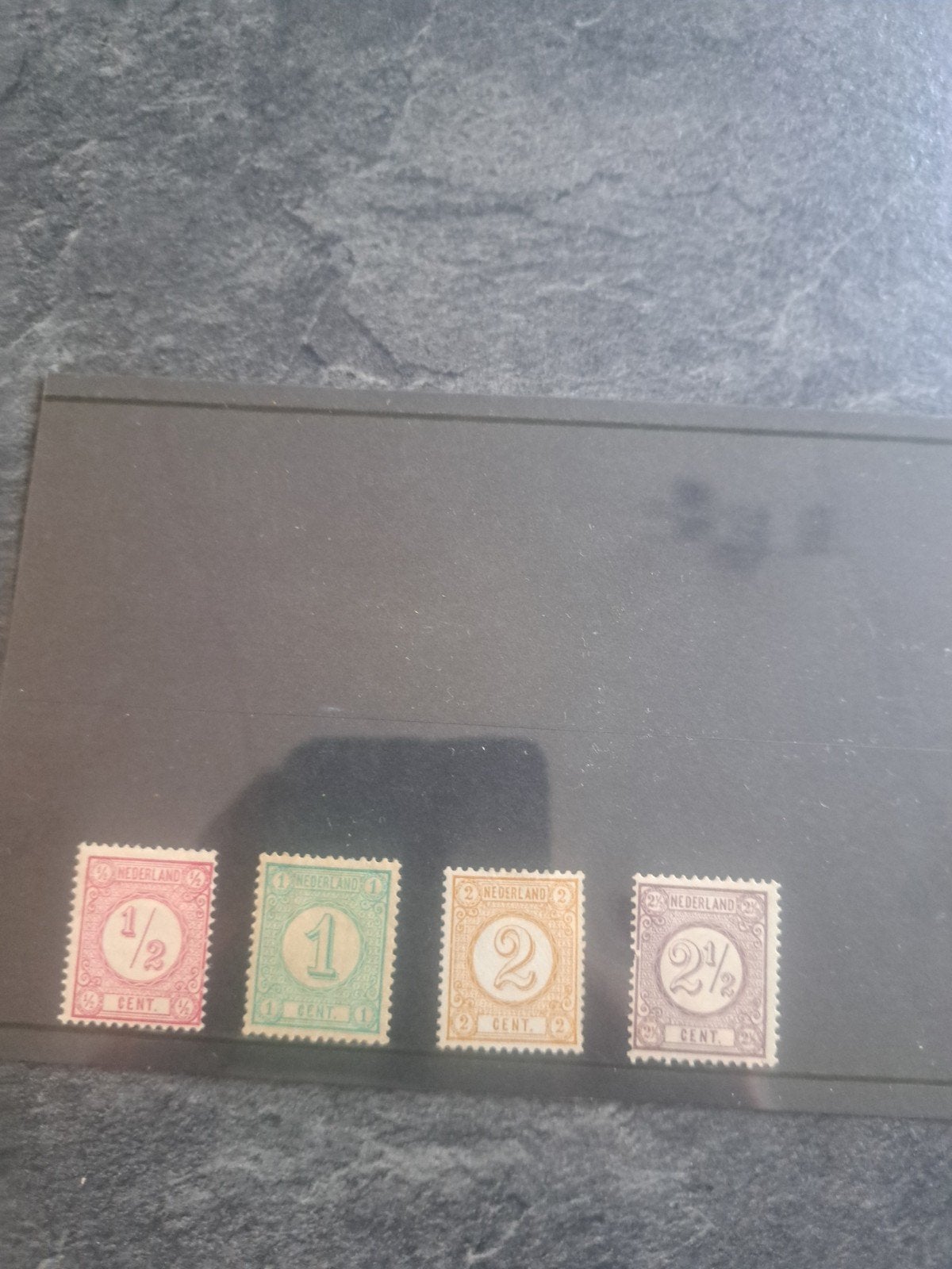 Nederland nvph 30/33 adv 4, Postzegels en Munten, Postzegels | Nederland, Ophalen of Verzenden