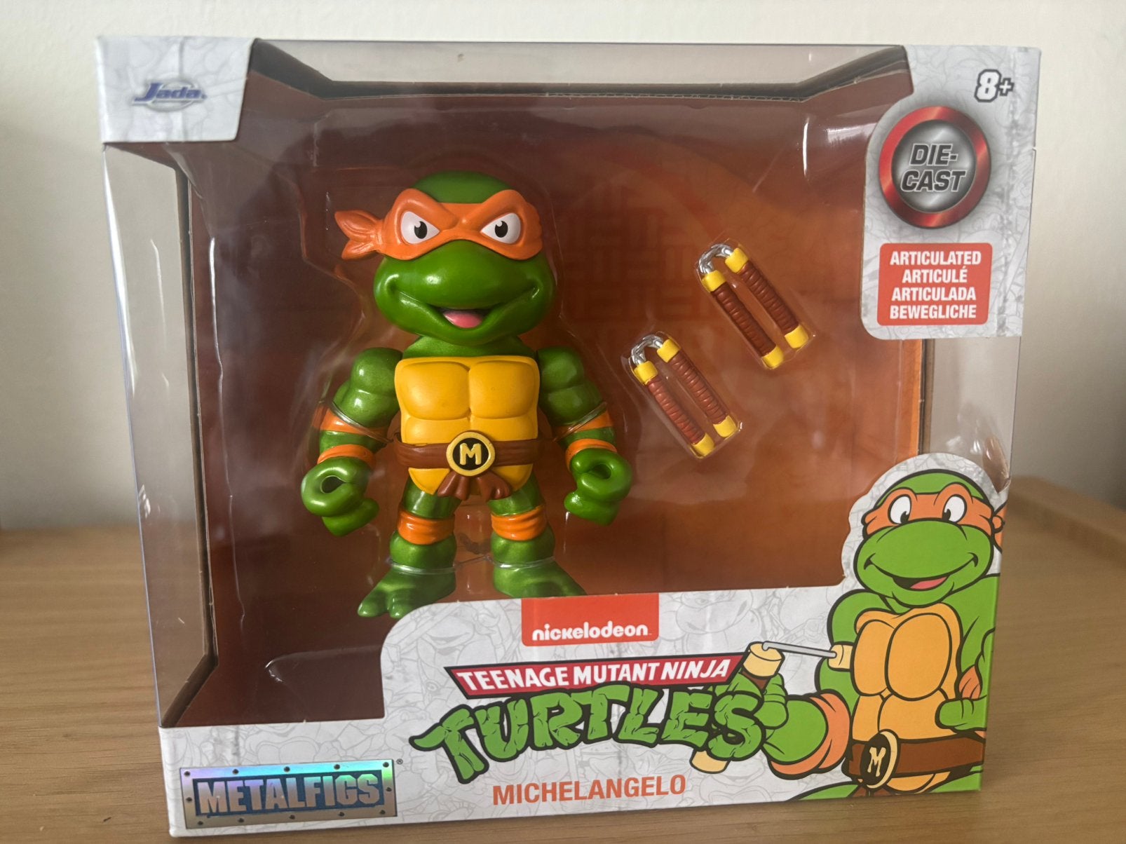 Turtles Michelangelo Metalfigs Jada Nieuw Diecast schildpad, Ophalen, Nieuw
