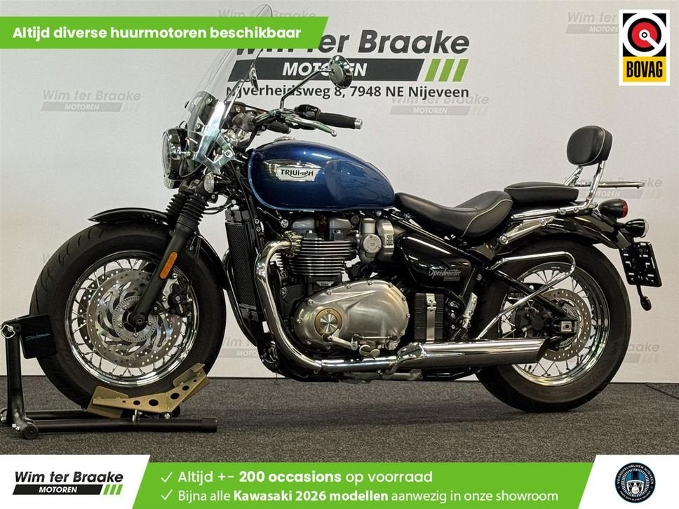 Triumph Bonneville Speedmaster T120 (bj 2021) 6,715 km, 2 cilinders, 1198 cc, Bedrijf, Onbekend