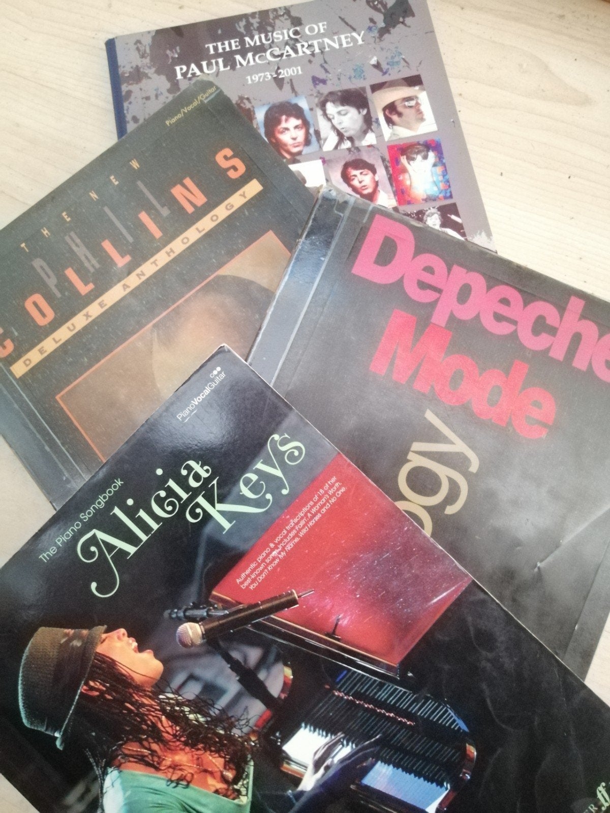 Partij bladmuziekboeken, Ophalen of Verzenden, Gelezen, Verschillende onderwerpen
