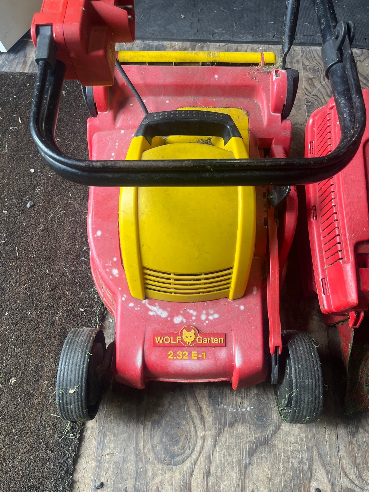 Wolf-Garten 2.32 E-1 Elektrische Grasmaaier, Ophalen, Cirkelmaaier, Gebruikt, Elektrische grasmaaier