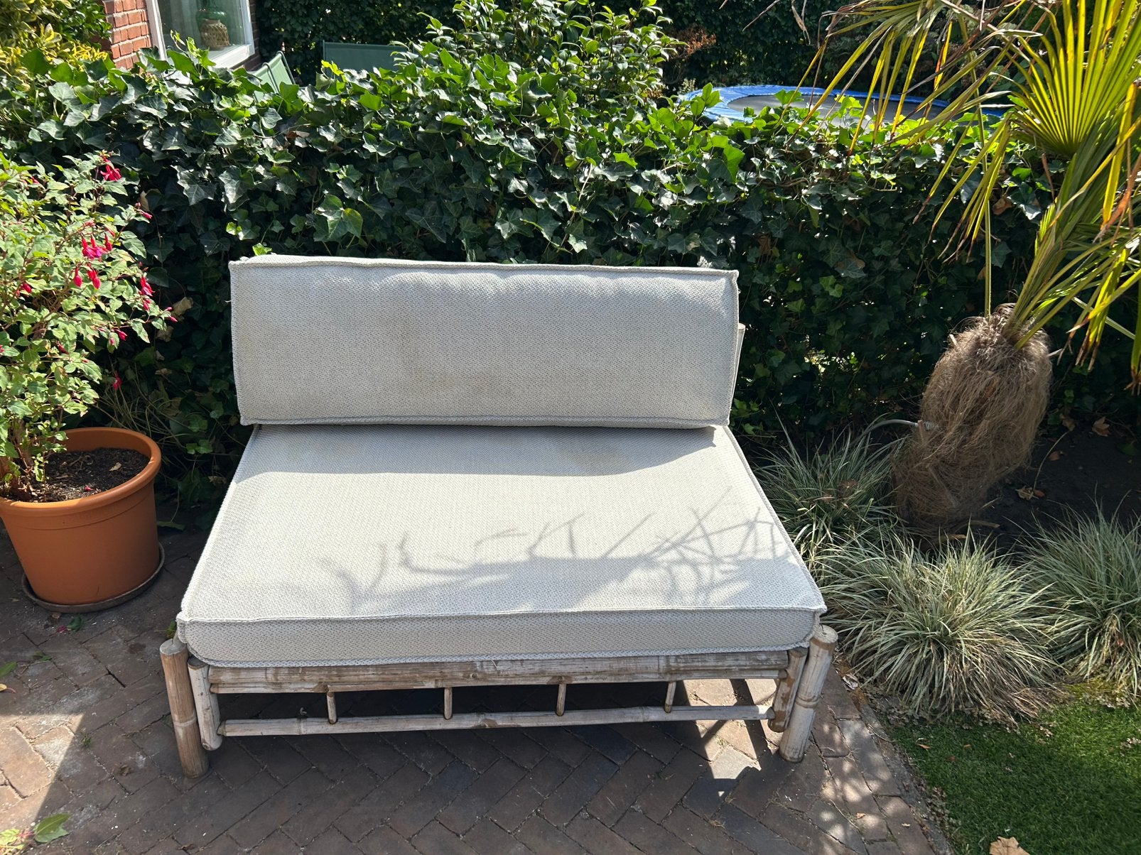 Super leuke bamboe bankjes tuin!!, Ophalen, Zo goed als nieuw, Overige materialen