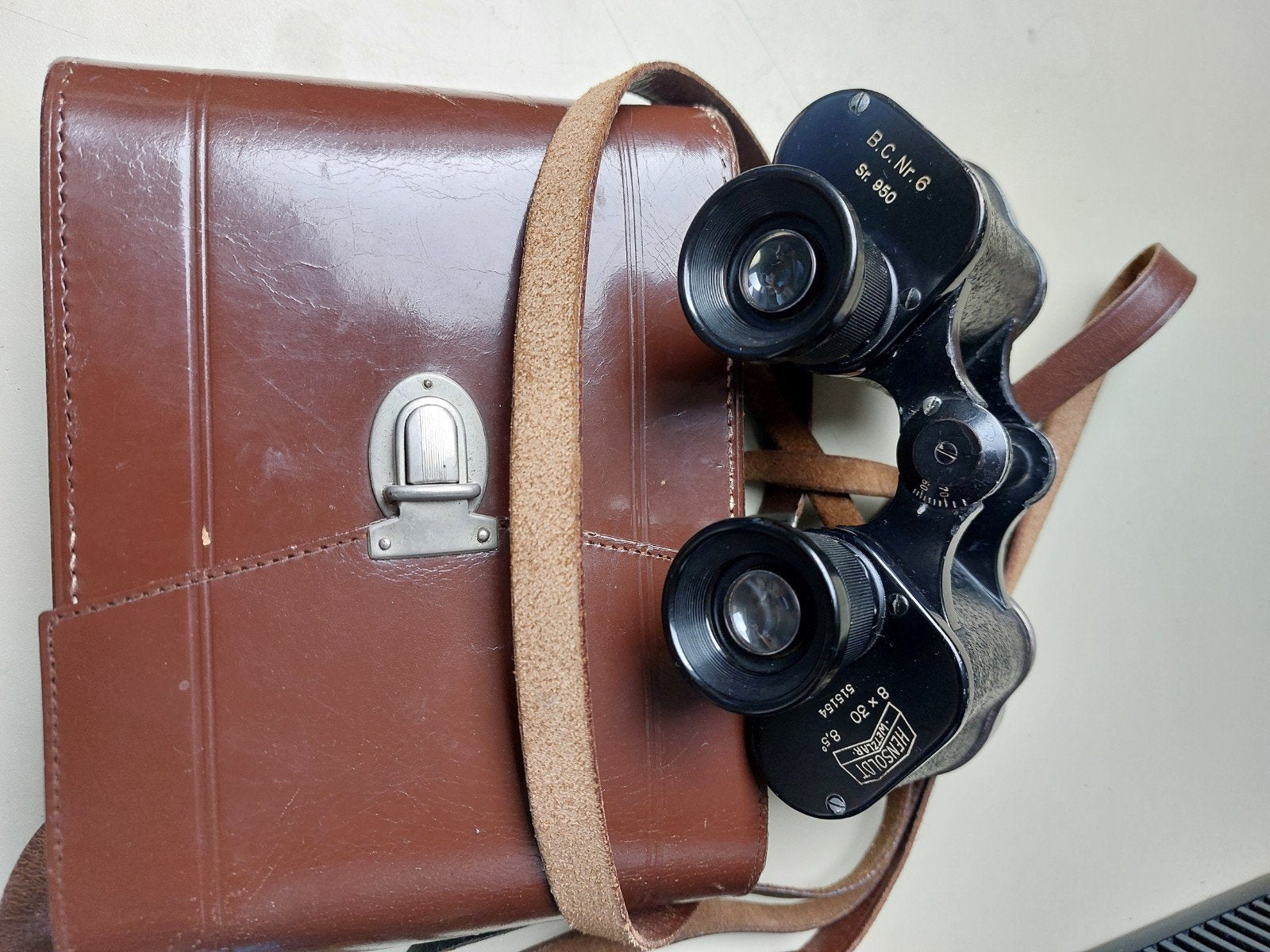 hensoldt wetzlar 8x30 militaria verrekijker., Audio, Tv en Foto, Optische apparatuur | Verrekijkers, Ophalen of Verzenden, 8 tot 12x