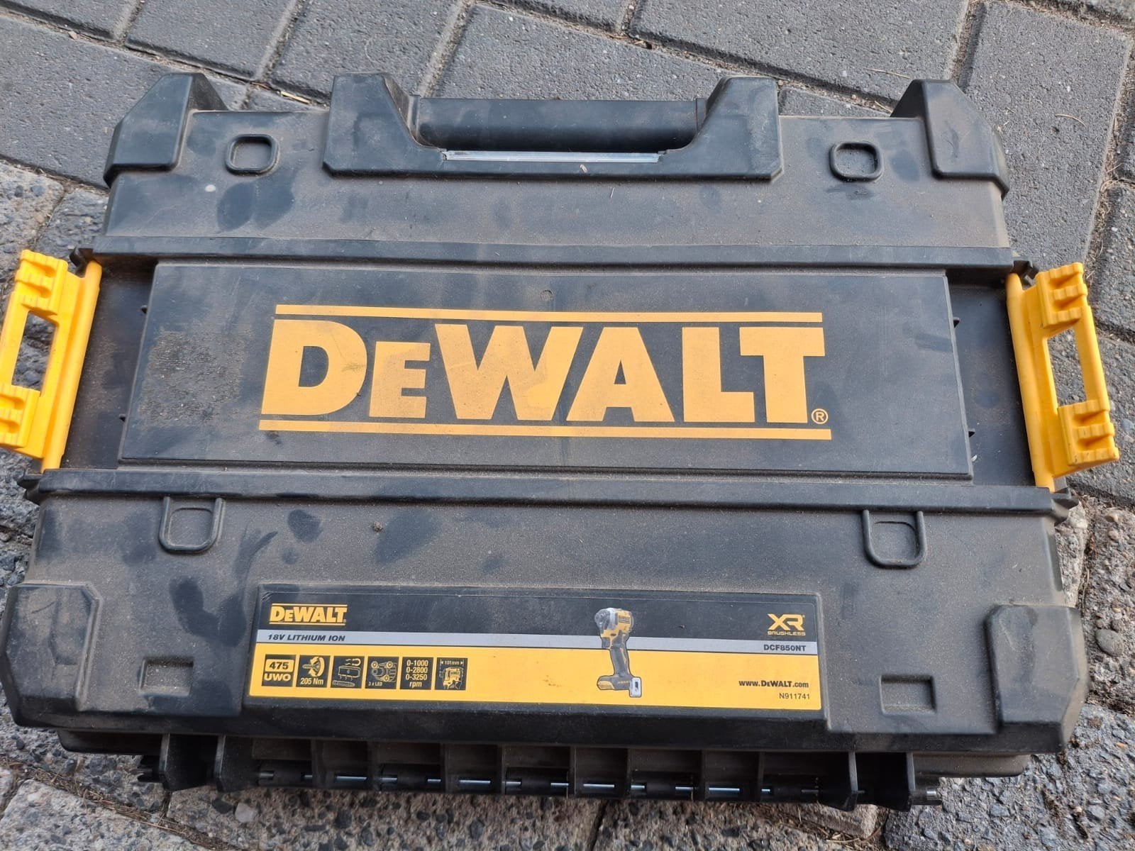 DeWalt TSTAK Koffer voor Gereedschap - Leeg, Ophalen, Gebruikt