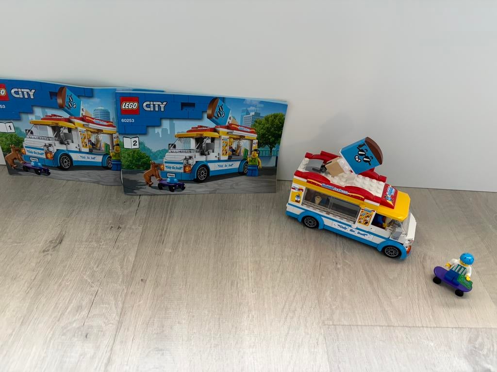 Lego city 60253 ijswagen, Ophalen of Verzenden, Zo goed als nieuw