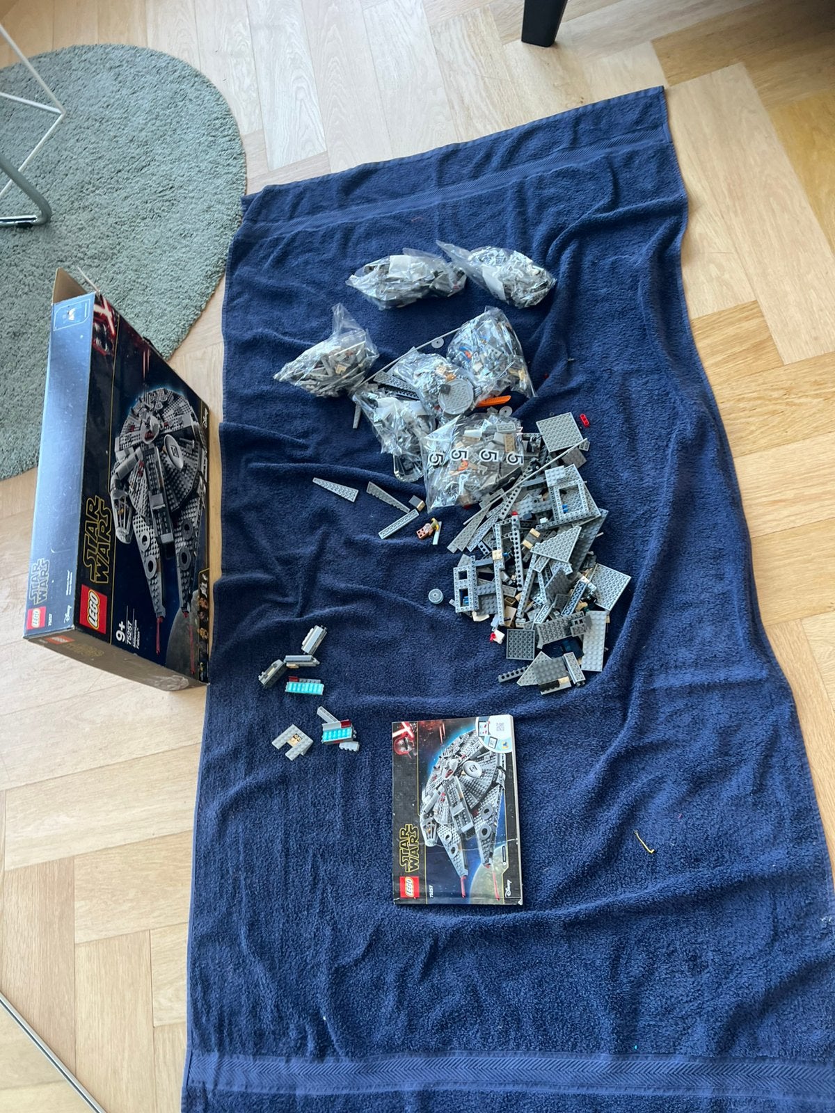 LEGO Star wars set milennium falcon, Ophalen, Zo goed als nieuw