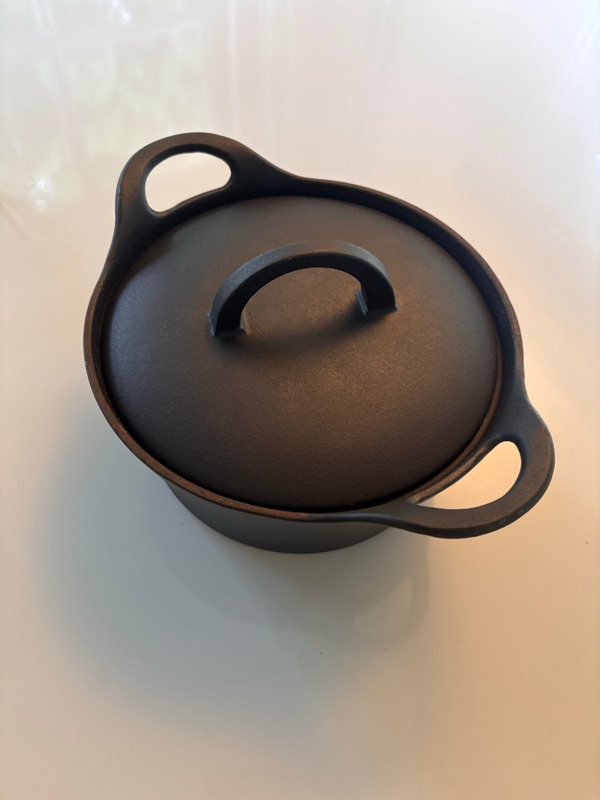 Hackman gietijzeren braadpan met deksel - 20 cm, Ophalen of Verzenden, Gebruikt, Gietijzer, Braadpan