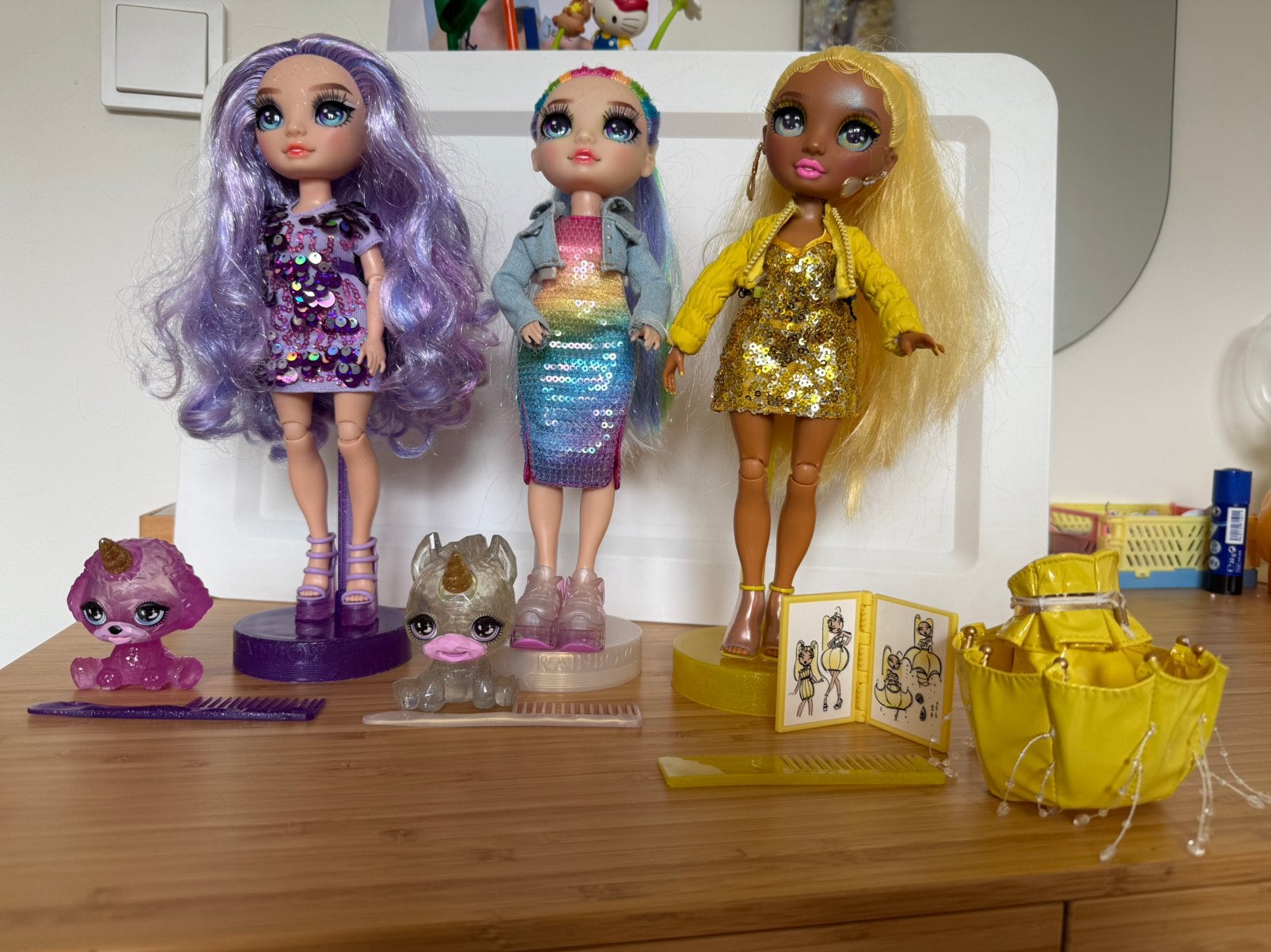 3 Rainbow high poppen, Ophalen of Verzenden, Zo goed als nieuw, Overige typen