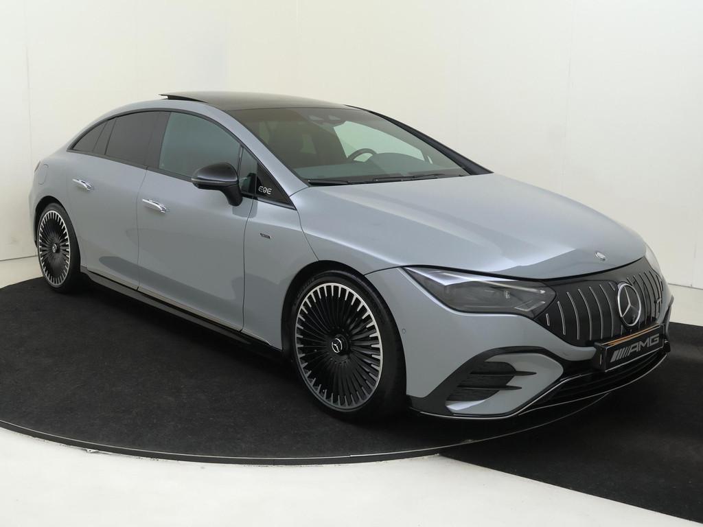 Mercedes-Benz EQE AMG 53 4MATIC+ 90 kWh / Panoramadak/ 21 in, Auto's, Mercedes-Benz, Automaat, Stof, 2440 kg, Sedan