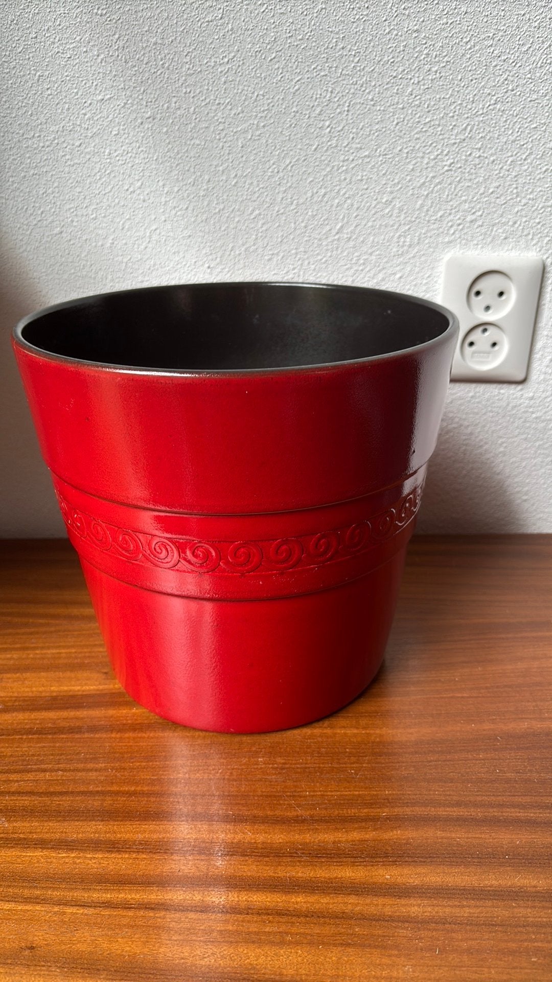 Vintage bloempot , groot formaat, Huis en Inrichting, Ophalen, 23 cm, Gebruikt, Steen/keramiek